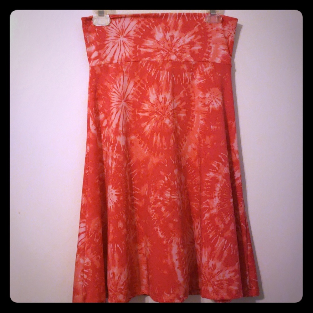 Tie dye Azure skirt Lularoe Small